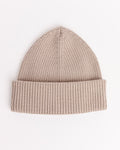 Knit Hat in White Sand