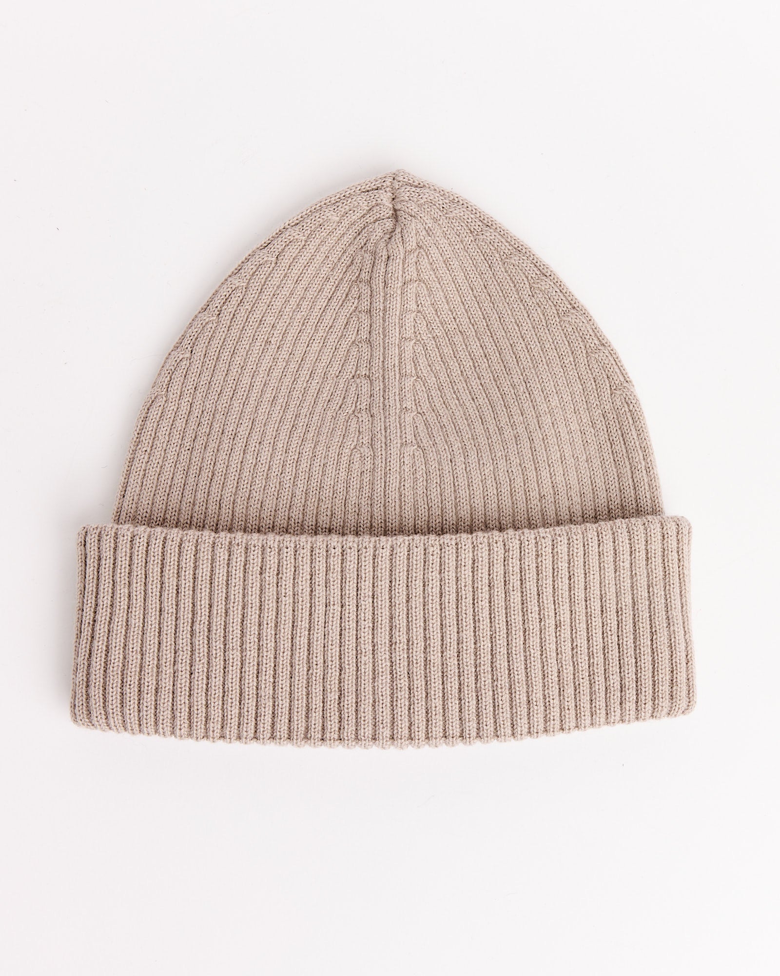 Knit Hat in White Sand
