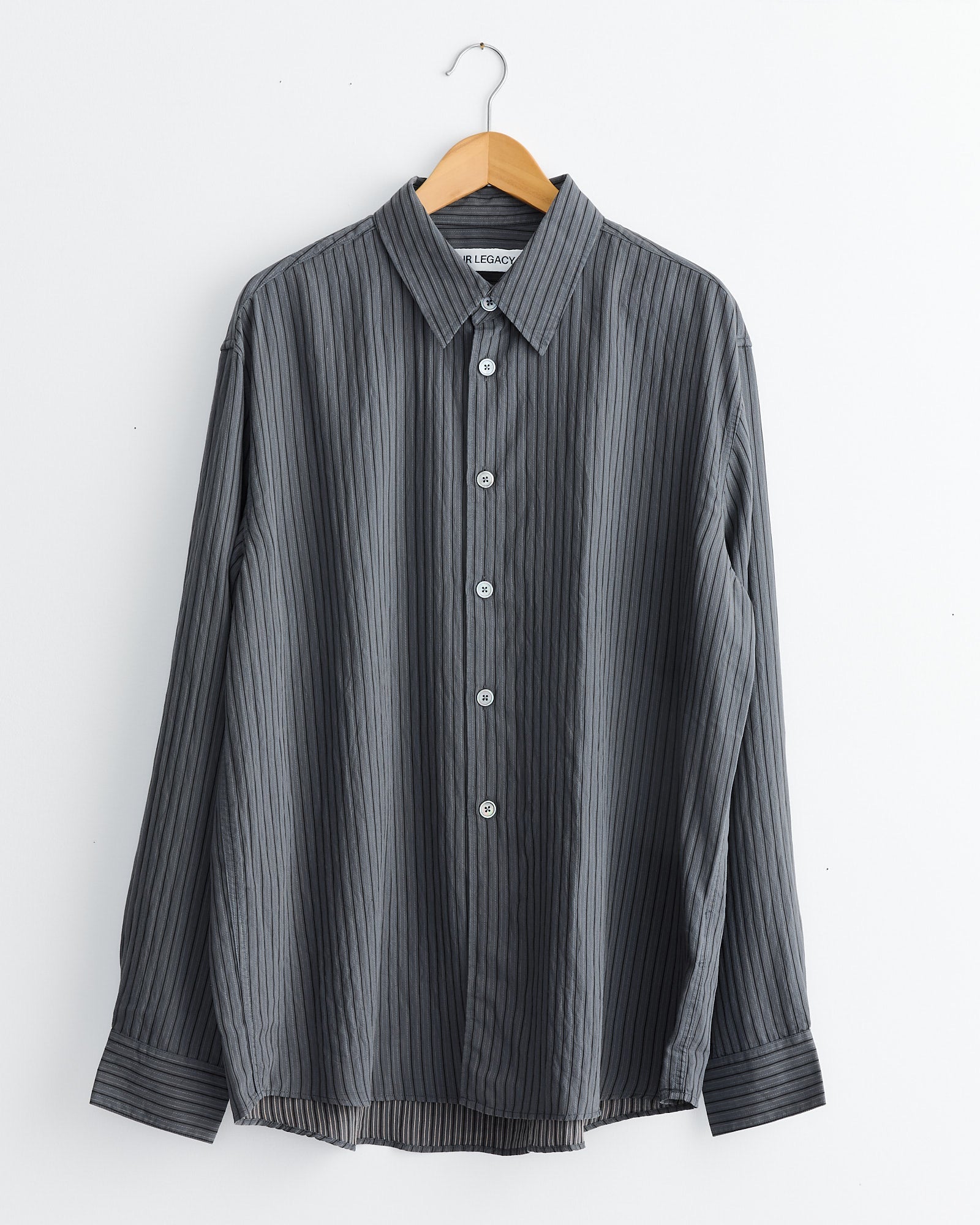 Beyond Shirt in Iron Stripe