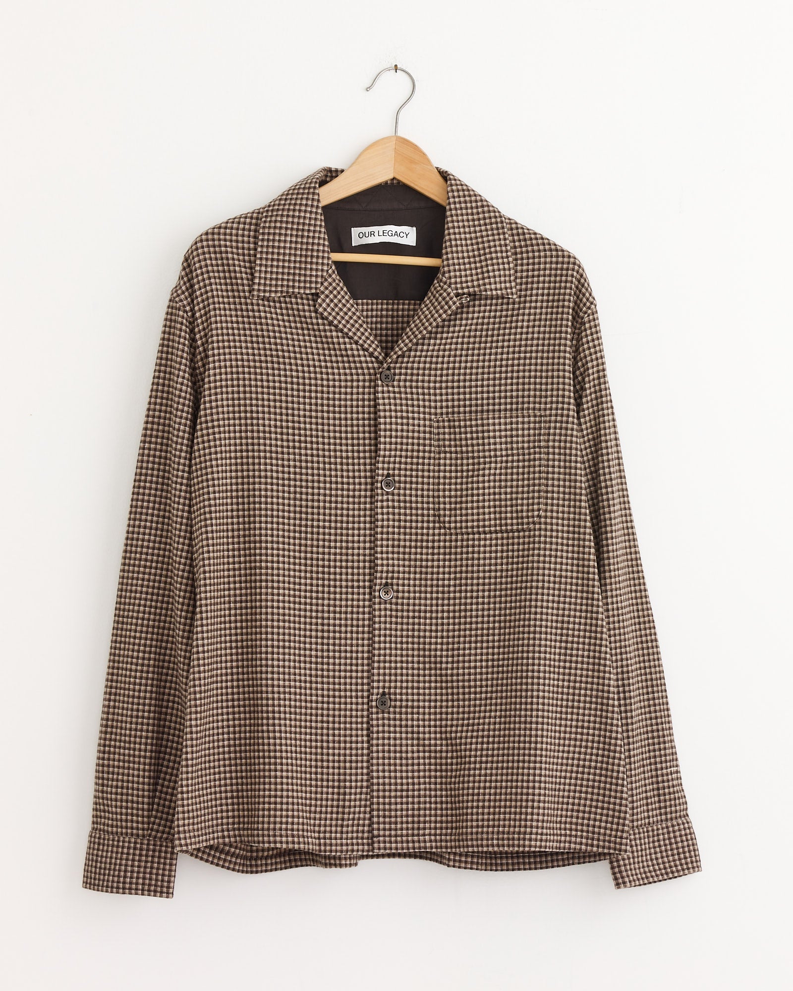 Heusen Shirt in Endino Flannel Check