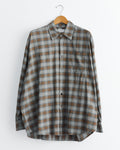 Borrowed Shirt in Iowa Flannel Check