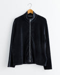 Shrunken Full Zip Polo in Phantom Stripe