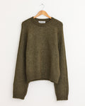 True Roundneck Sweater in Flush Green
