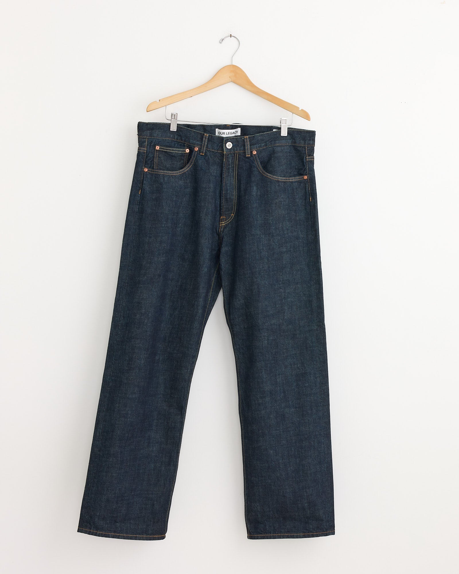 Third Cut Jeans in Blue Selvedge
