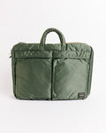 Tanker 2Way Document Zip Bag in Sage Green