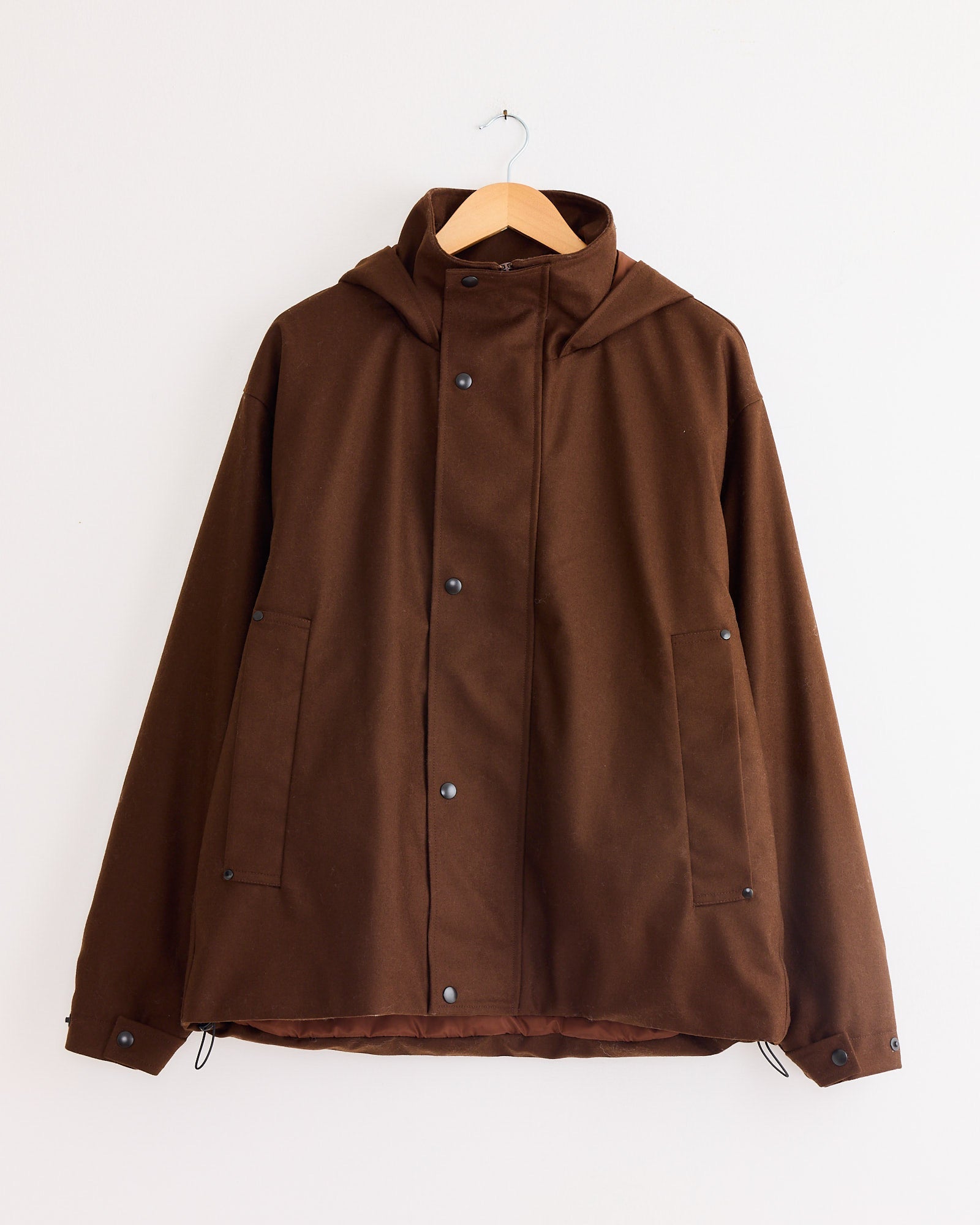 Air Primaloft Filled Parka Coat in Tobacco