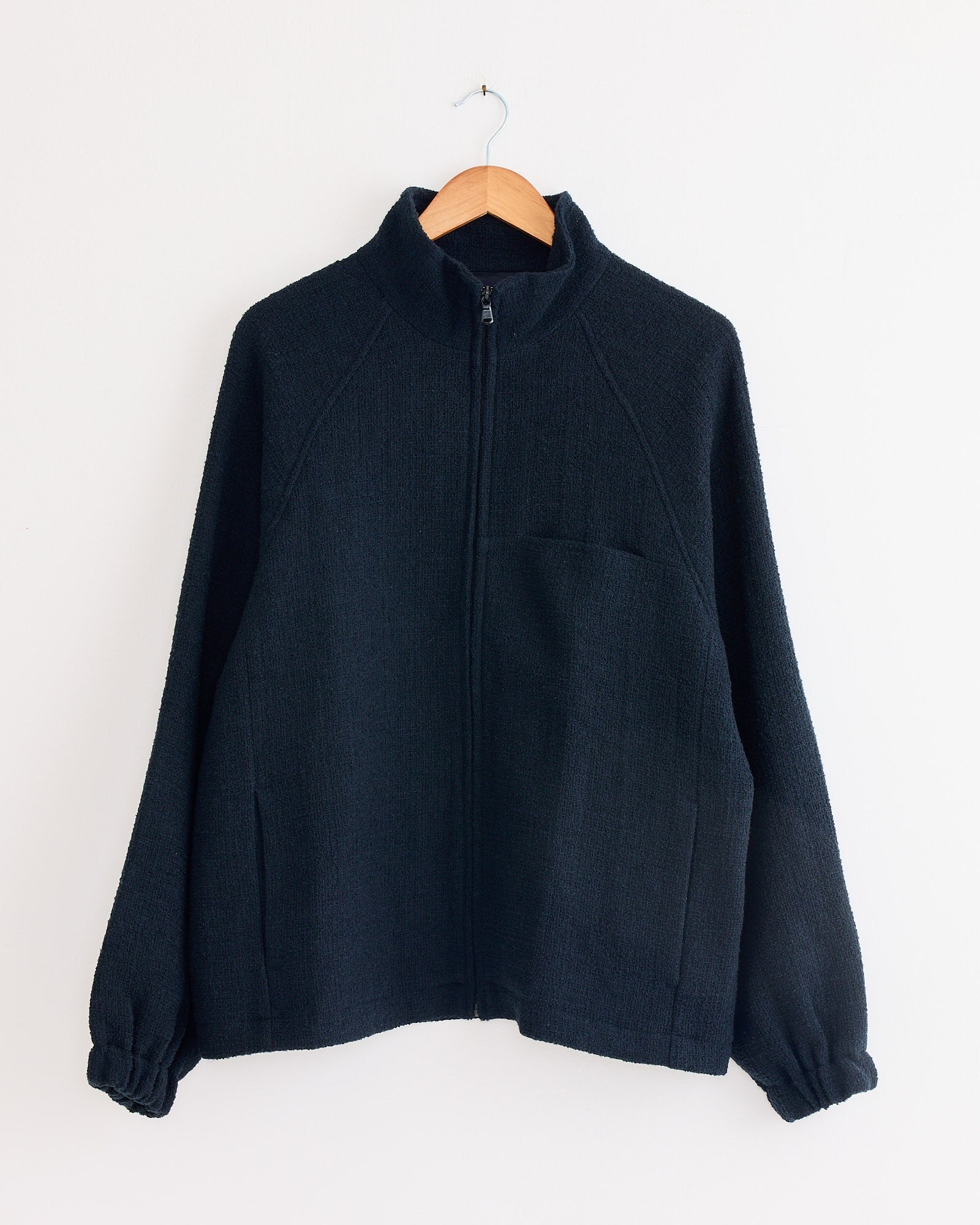 Track J Zippered Jacket in Midnight