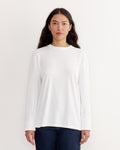 Maggie Long Sleeve Top in White