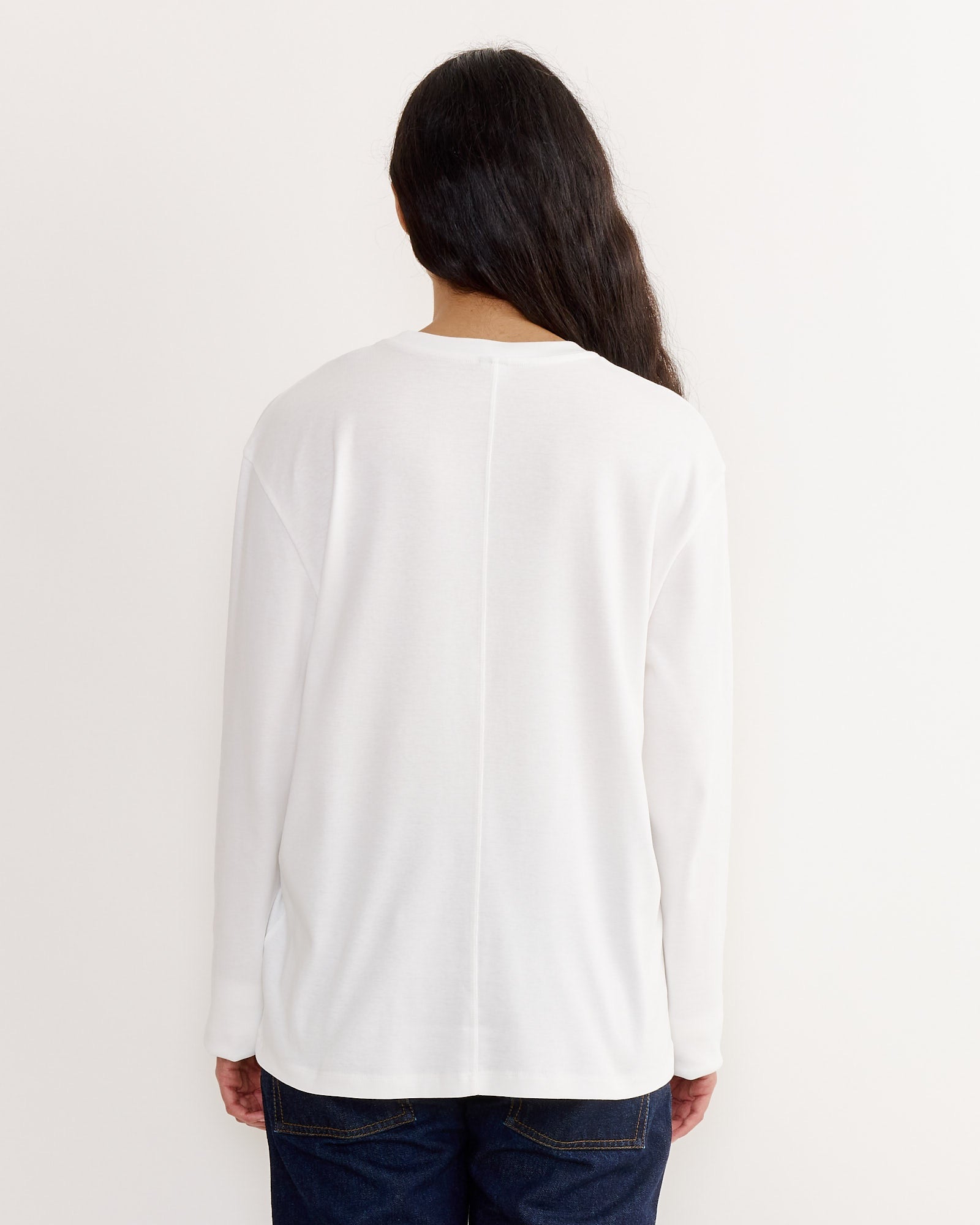 Maggie Long Sleeve Top in White