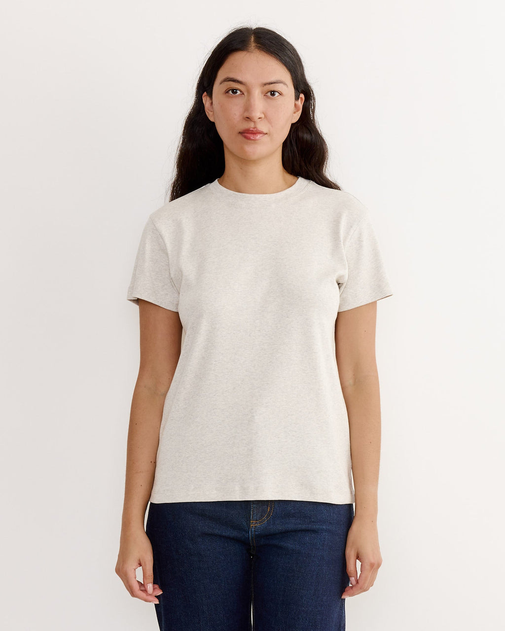 Monica Tee in Heather Grey