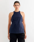 Racerback Top in Dark Ink