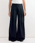 Side Stripe Homme Pant in Black Pinstripe