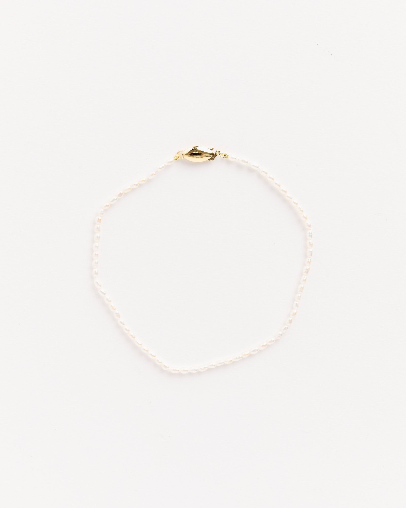 Rice Pearl Brujeria Anklet