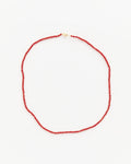 Red Bamboo Coral Necklace