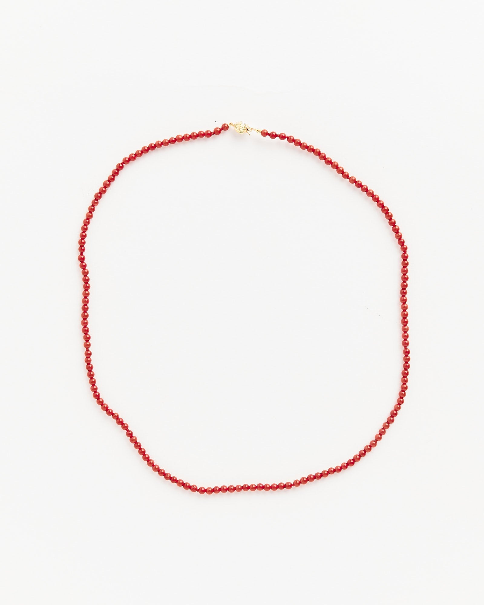 Red Bamboo Coral Necklace