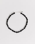 The Depths Of Time Necklace in Black Onyx/Silver Plated