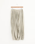 Double Layered Drapy Skirt in Limestone