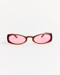 Megan Sunglasses in Brown/Red