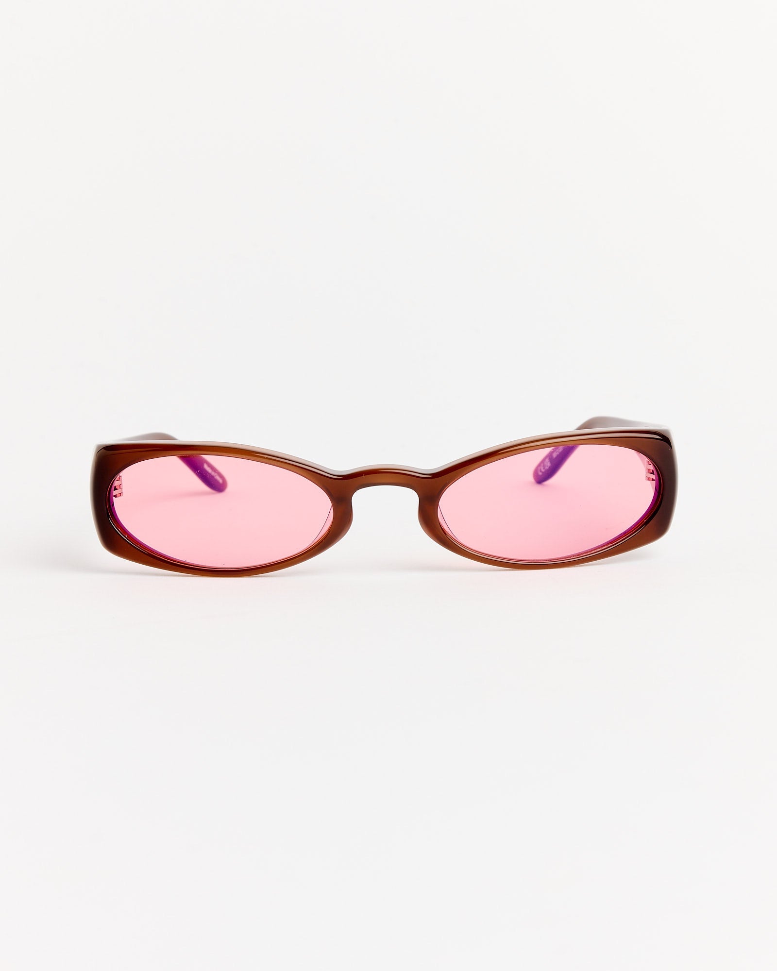Megan Sunglasses in Brown/Red