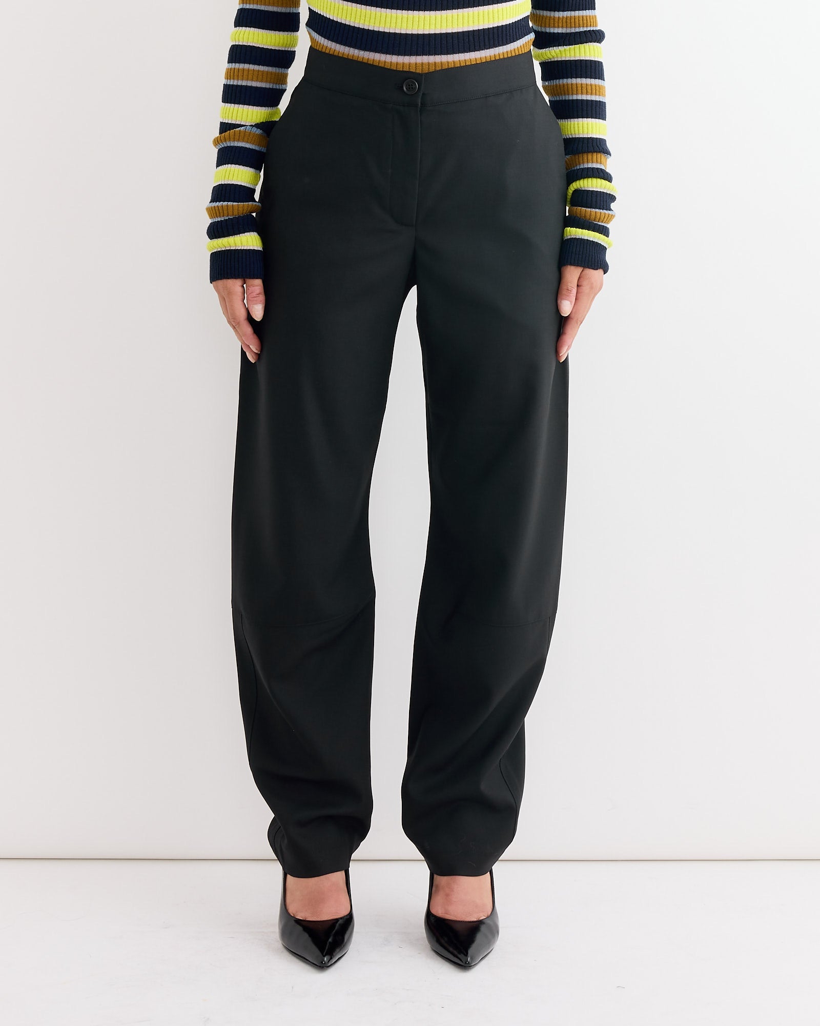 Banana Pant in Tropical Black