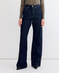 Wide-leg Pants in Indigo