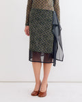 Embellished Skirt in Green