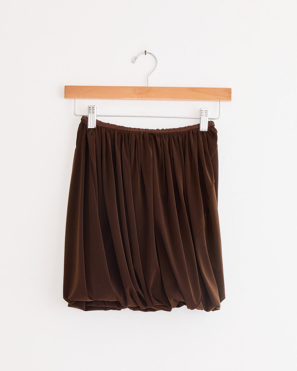 Twisted Maro Skirt in Brown