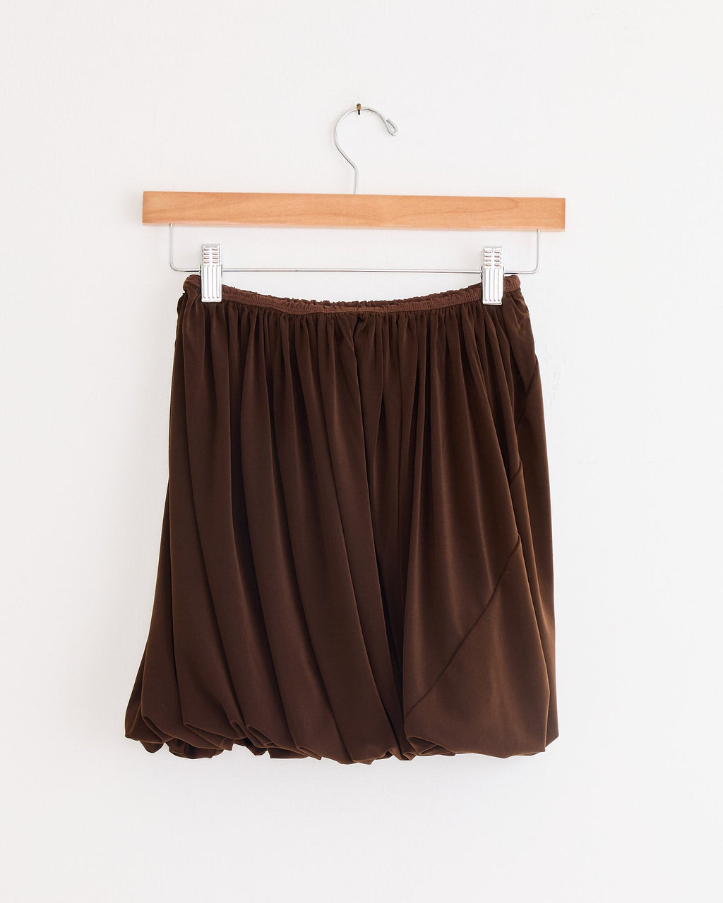 Twisted Maro Skirt in Brown