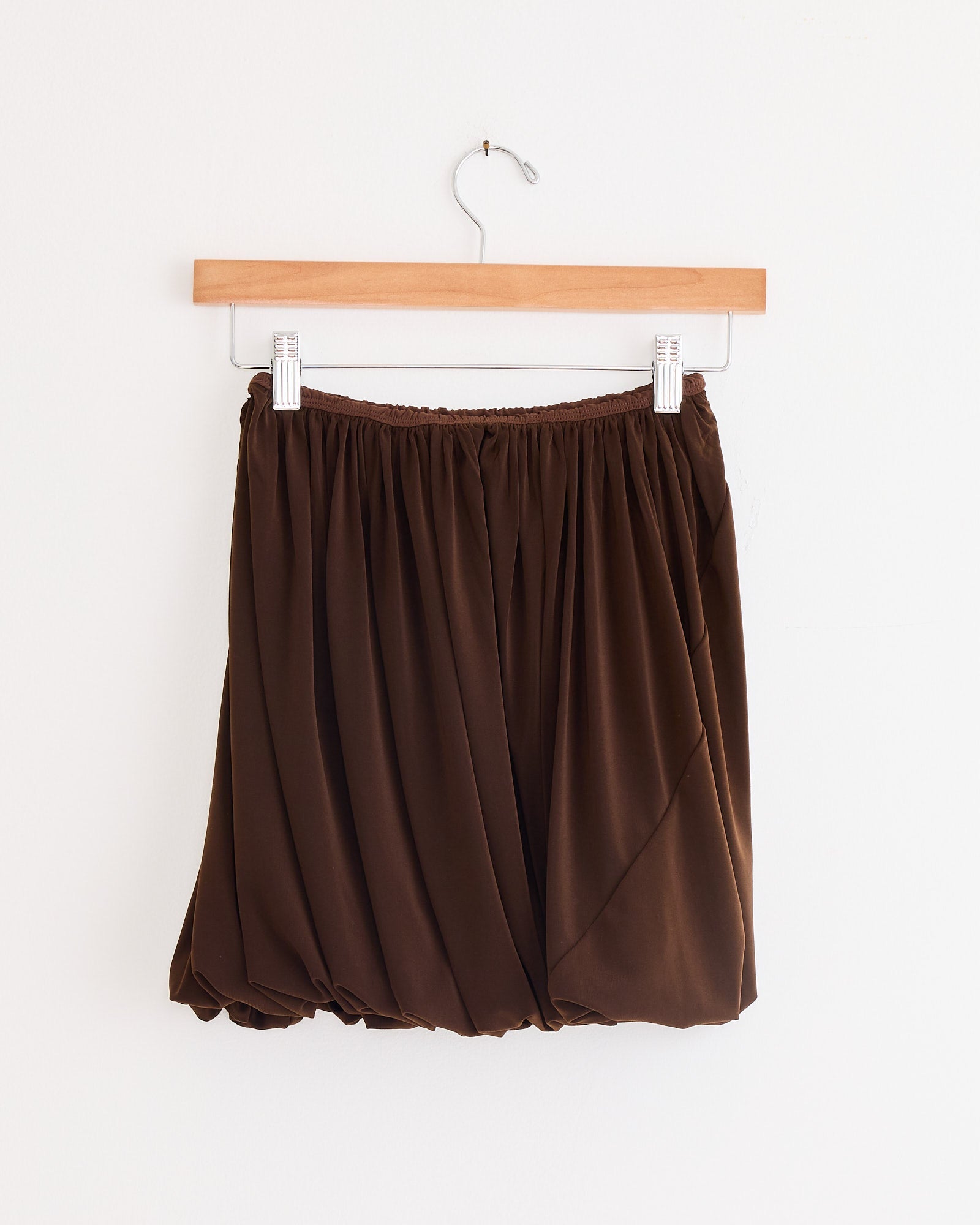 Twisted Maro Skirt in Brown