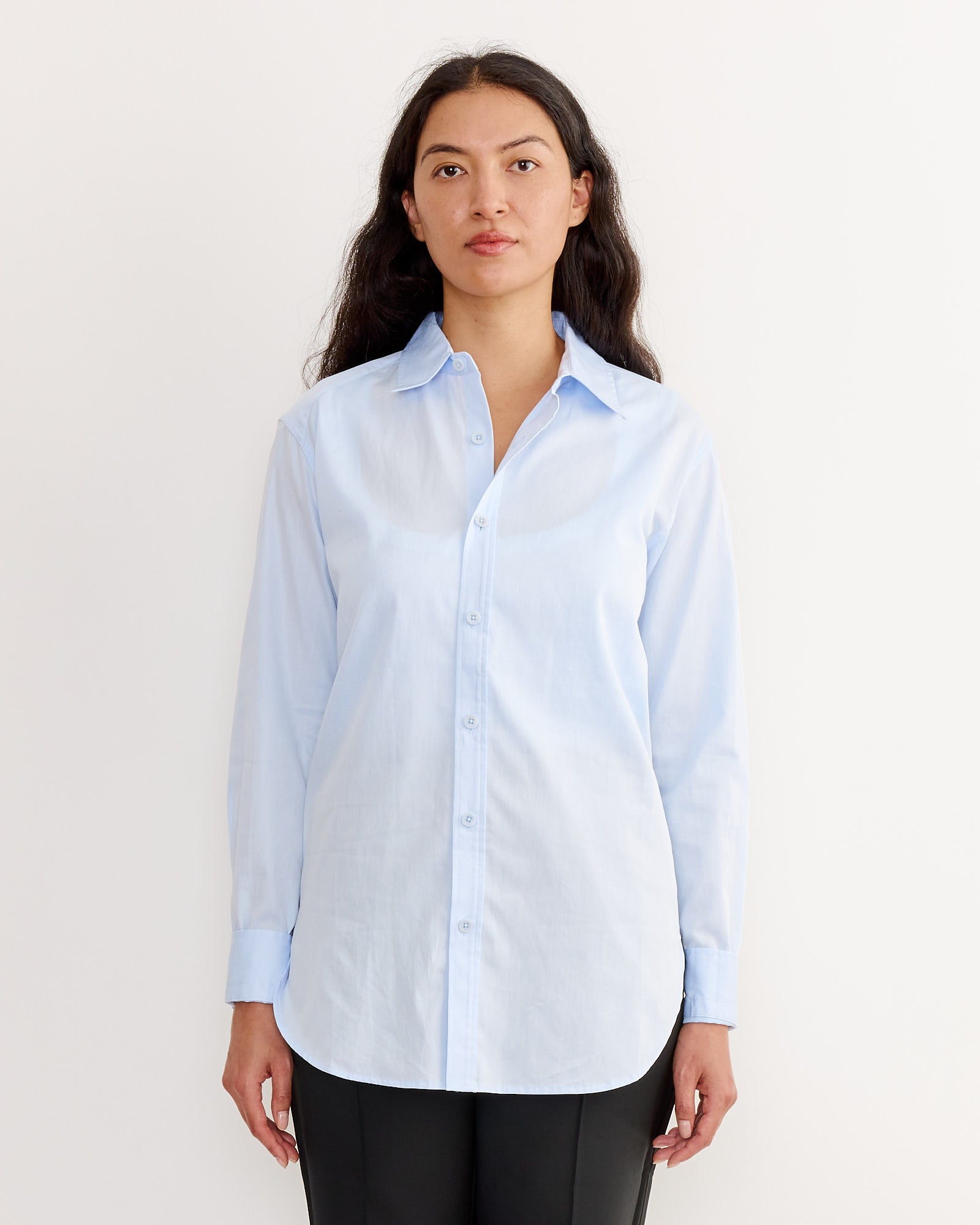 Shirting Charlie Mens Slim Shirt in Blue