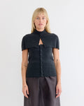 Cape Top & Bandeau Set in Charcoal