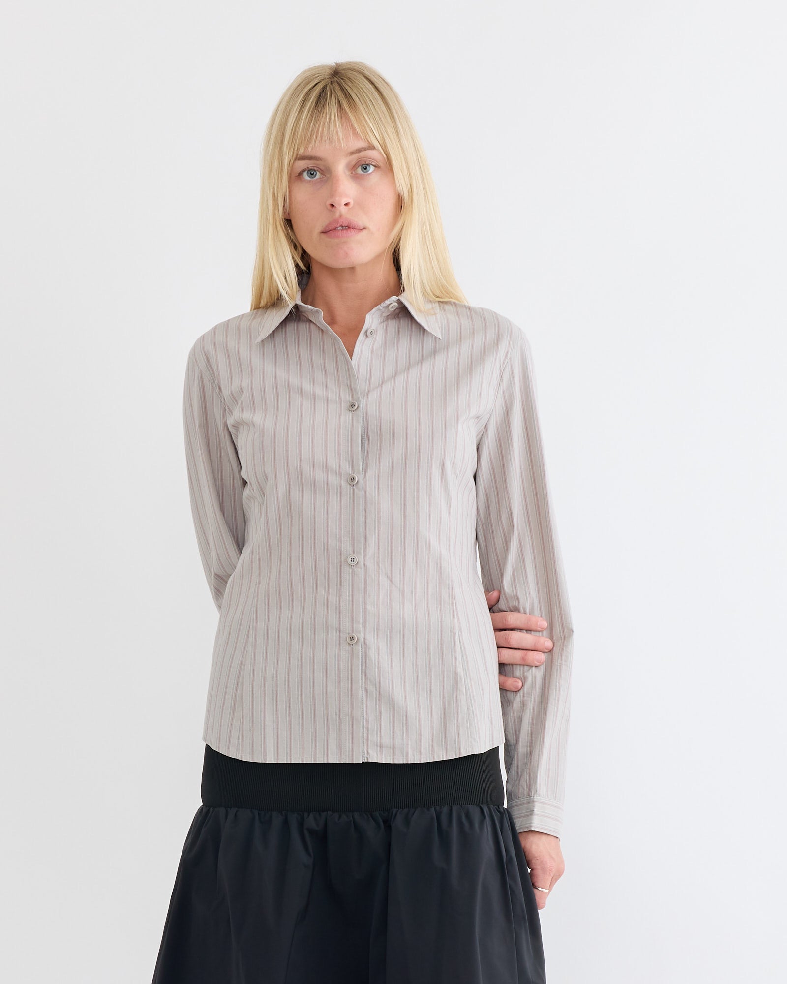Stripe Shirt in Grey