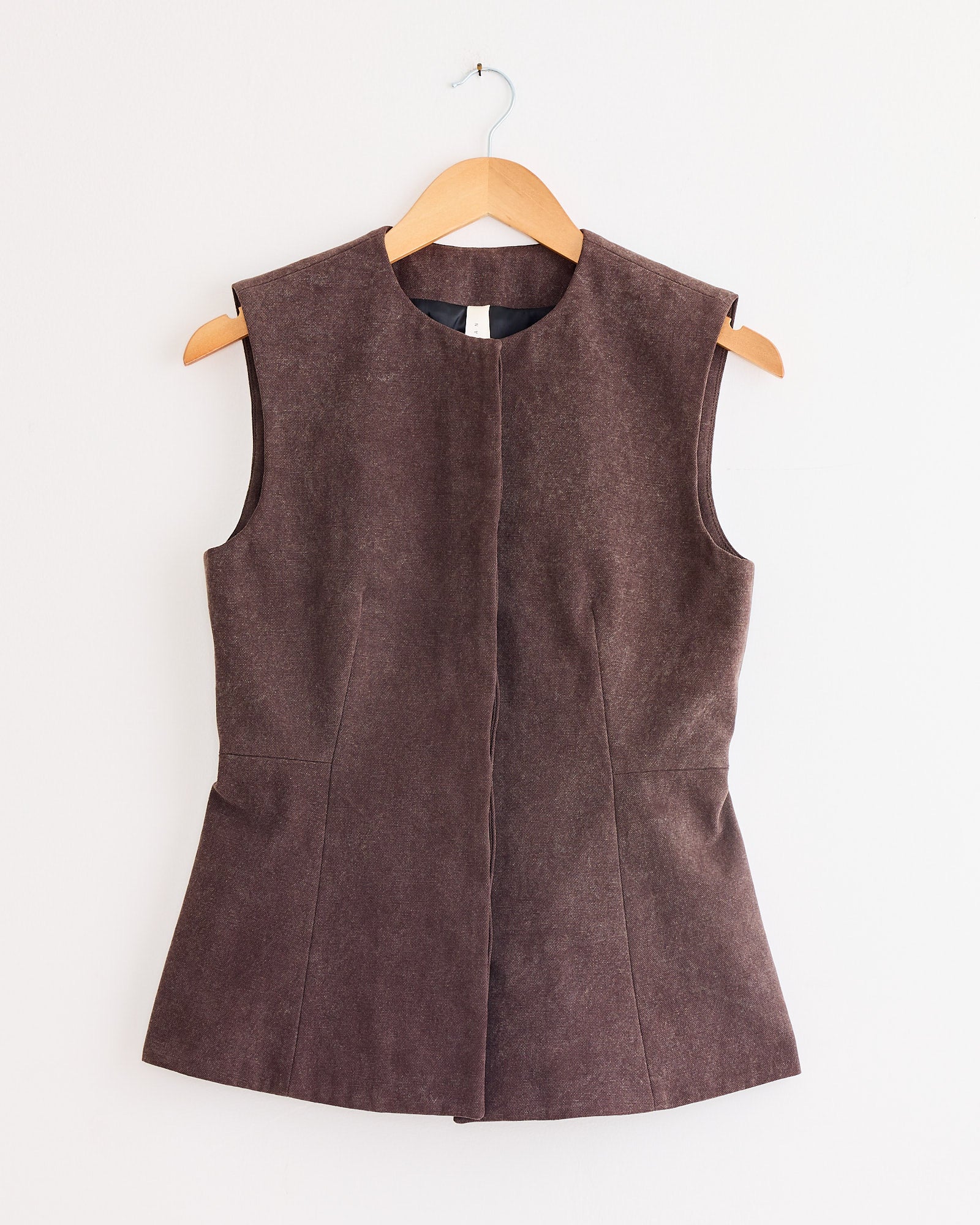 Canvas Bodice in Washed Soil