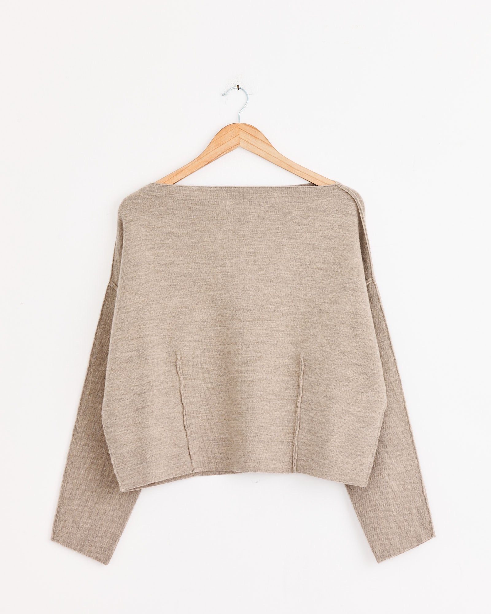 Double Knit Boatneck in Oak