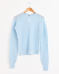 Baby Suri Alpaca Pullover in Light Blue