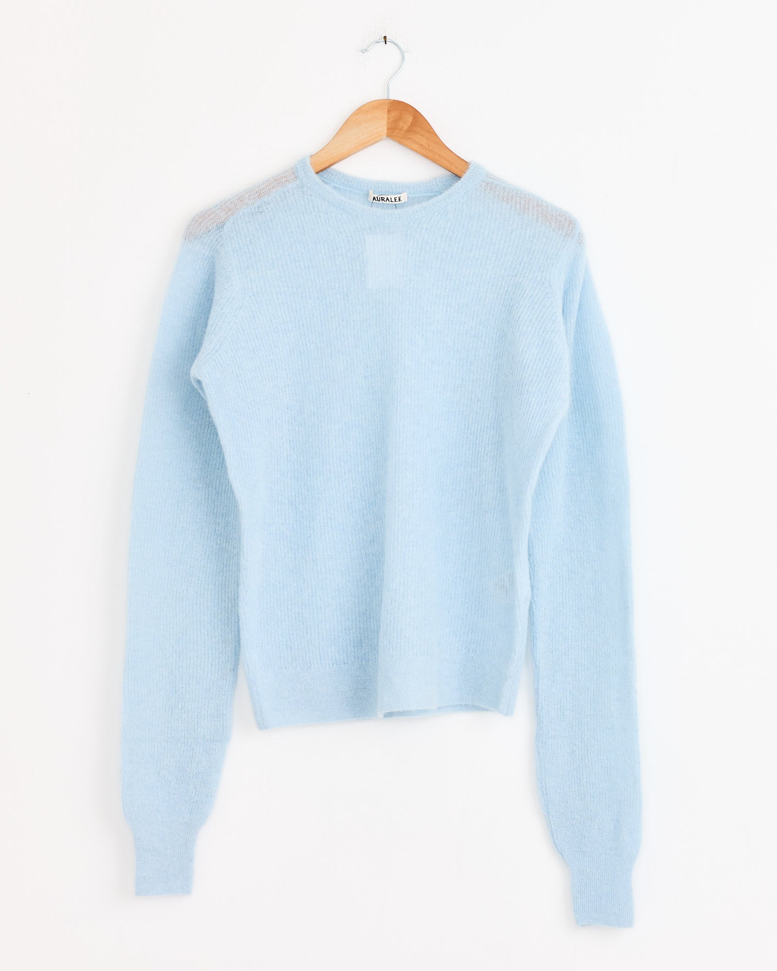 Baby Suri Alpaca Pullover in Light Blue