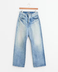 Selvedge Faded Heavy Denim Pant in Faded Indigo