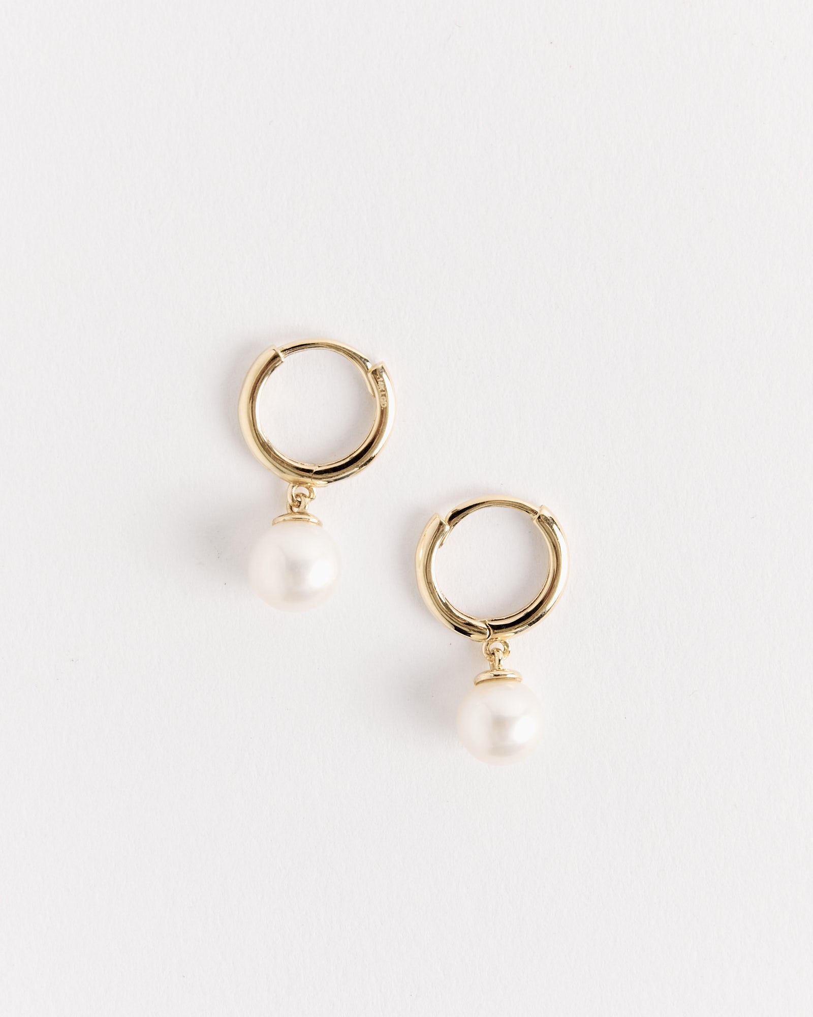 Dangling Pearl Huggies