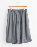 Circular Short Twill Pant in Anthracite