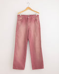 Dyed Duck Painter Pant in Faded in Burgundy