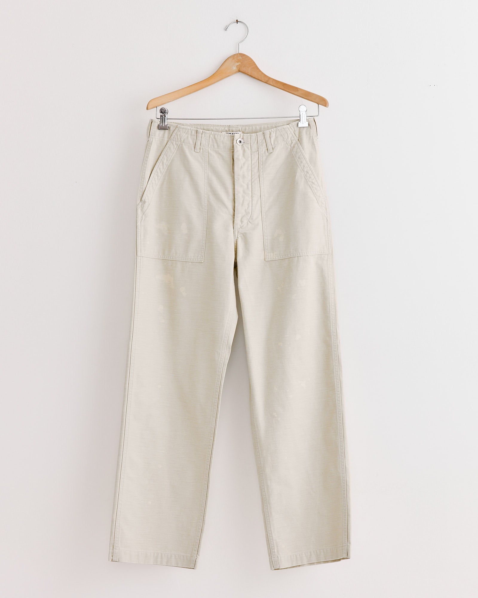 Washed Baggy Baker Pant in Dusty Ivory