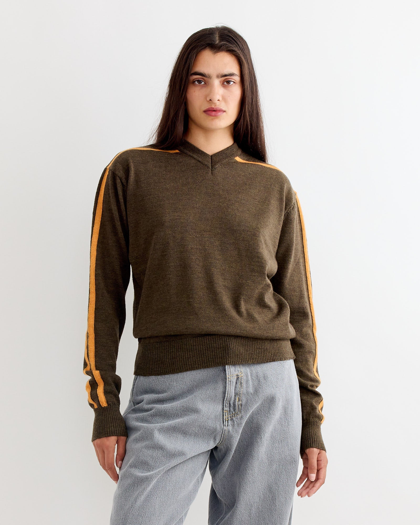 Sports Jumper in Brown