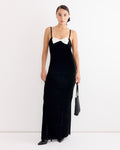 Antoinette Dress in Black/Ivory