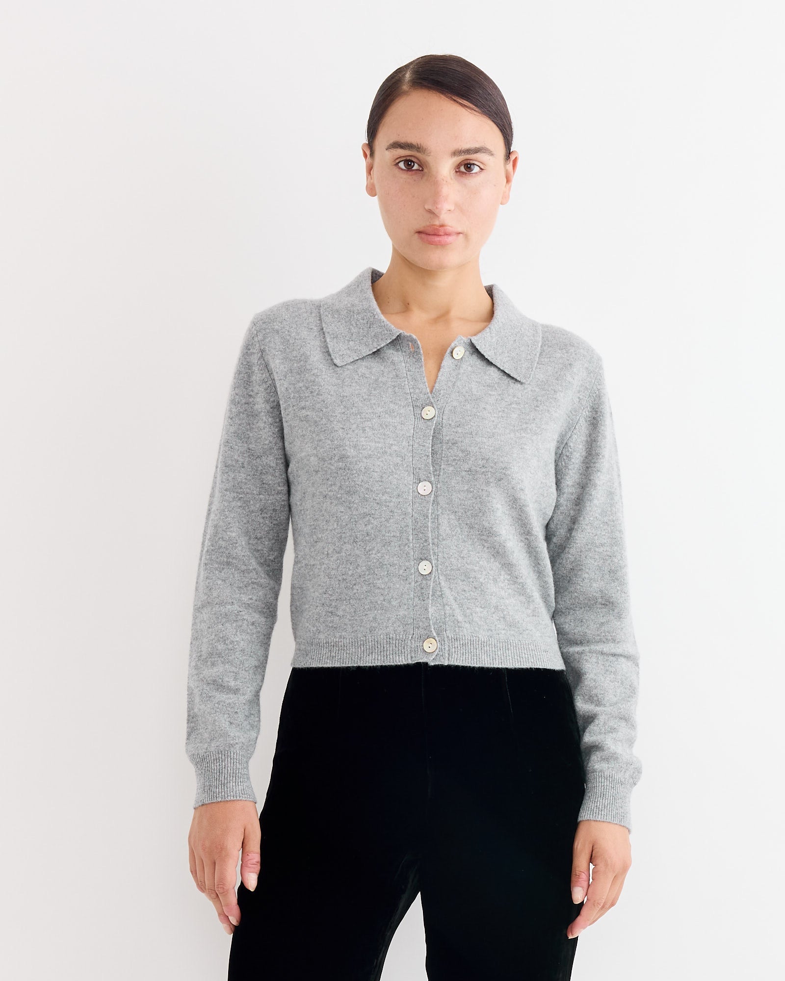 Anselma Cardigan in Grey
