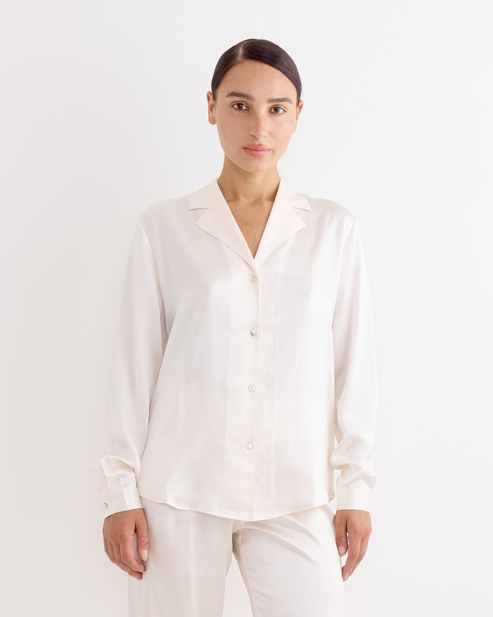 Irene Blouse in Ivory