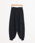 Flecked Cotton Pant in Anthracite