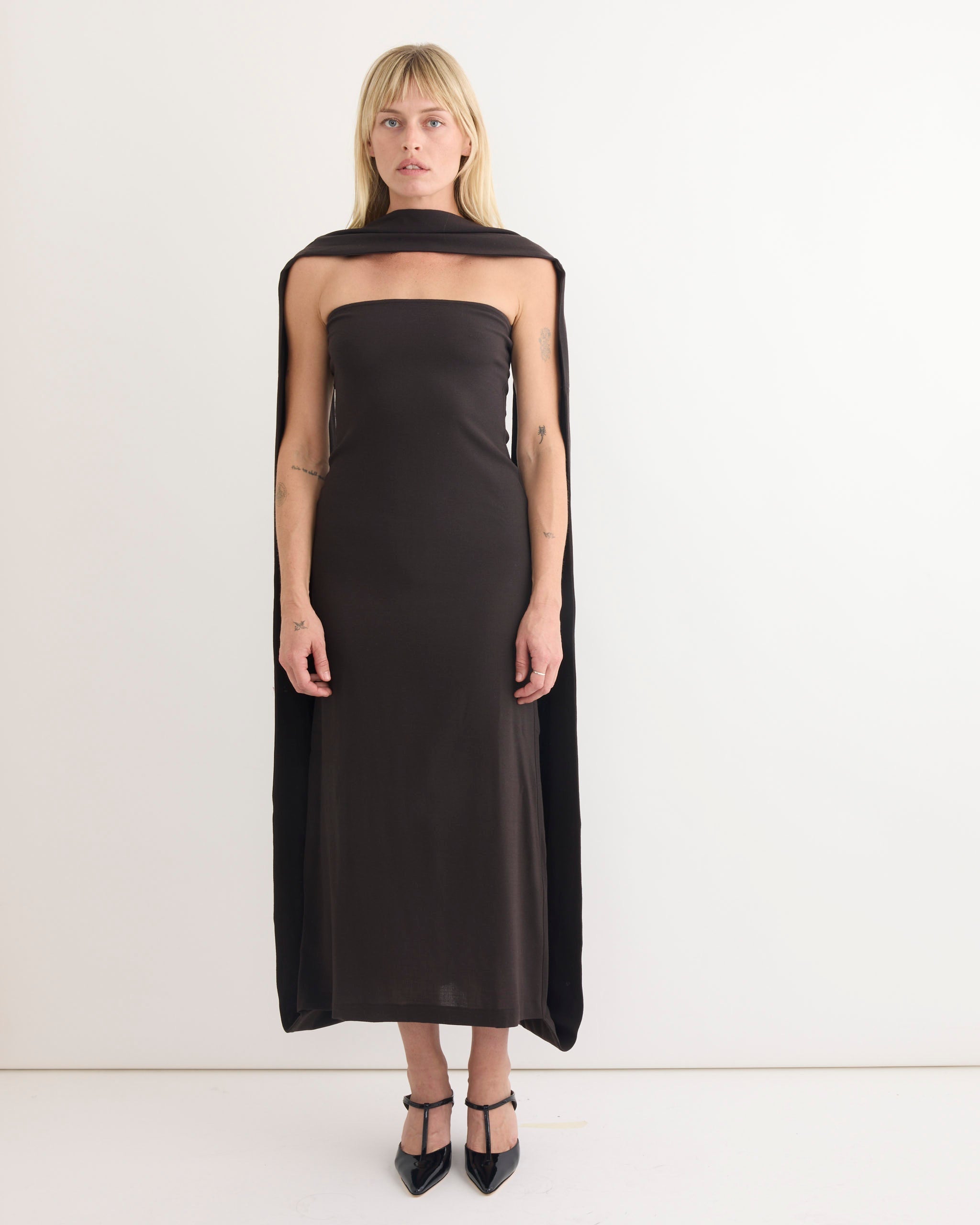 Alberch Dress in Dark Grey