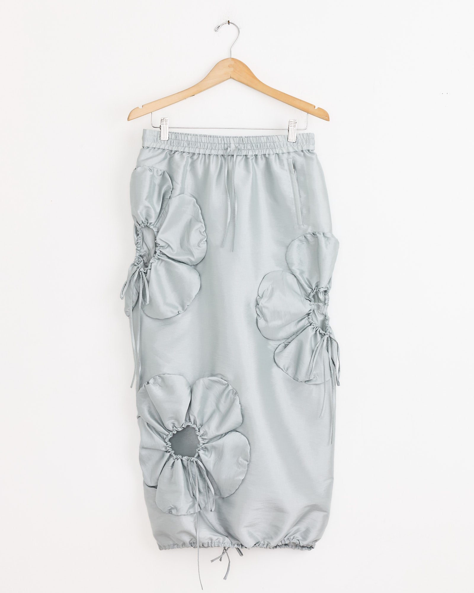 Flower Skirt in Silver