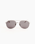 Pilot Sunglasses in Silver Grey