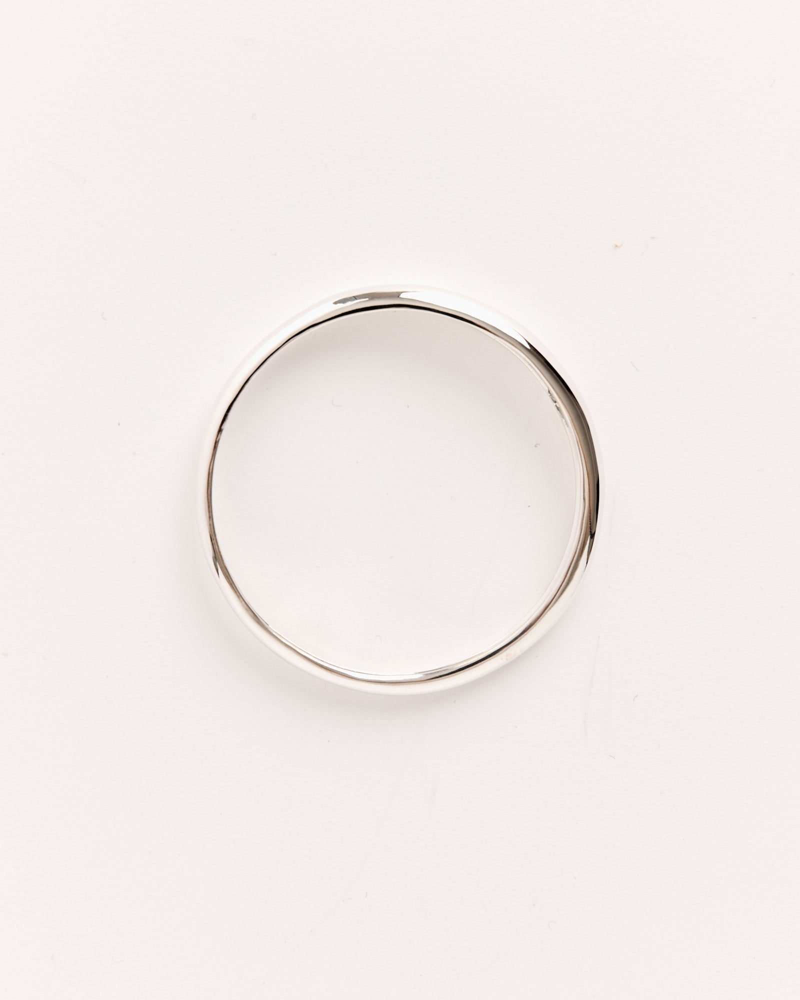 Delicate Amorphous Bangle in Sterling Silver